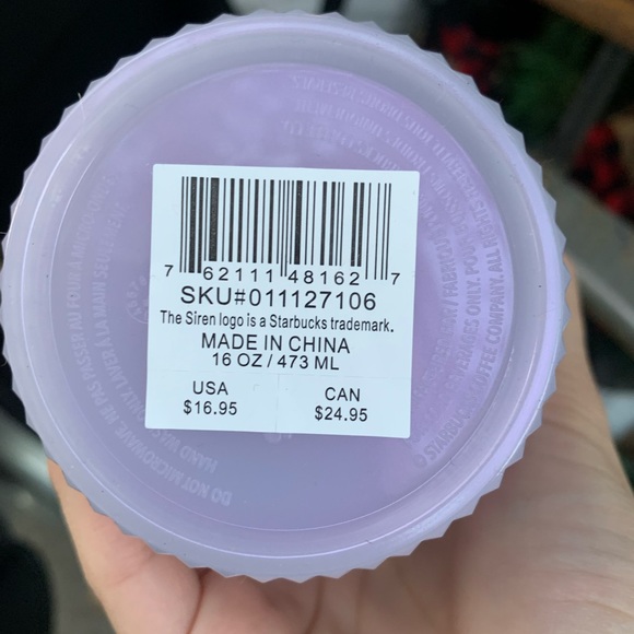 2021 Starbucks Holiday Grande Cup Studded Iridescent - Picture 2 of 2